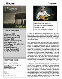 J Wagner One-Sheet